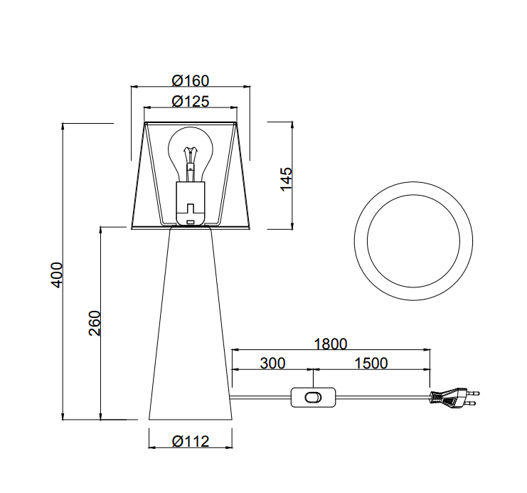 trio lighting lampada da tavolo trio lighting nubian attacco 1xe27 max 10w beige - 562900144 - foto 6