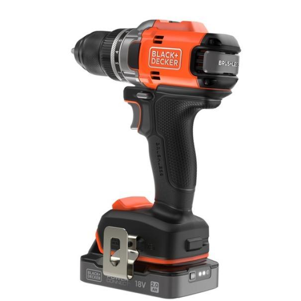 Trapano avvitatore Black & Decker 0-450/0-1.800RPM 18V 2Ah - BLD682D1XK-QW 02