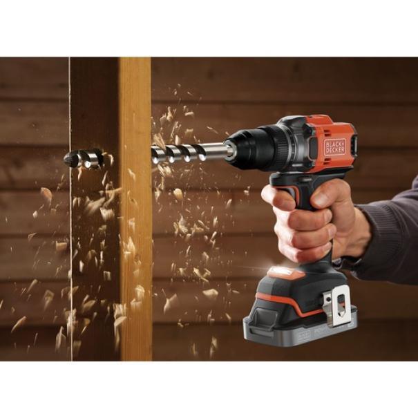 Trapano avvitatore Black & Decker 0-450/0-1.800RPM 18V 2Ah - BLD682D1XK-QW 06