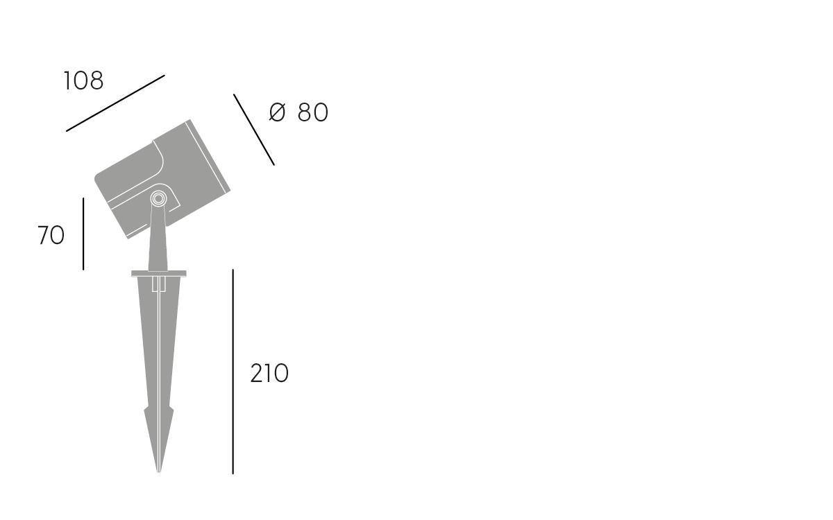 Faretto led Sovil Flora 18W 4000K nero - 99403/06 02