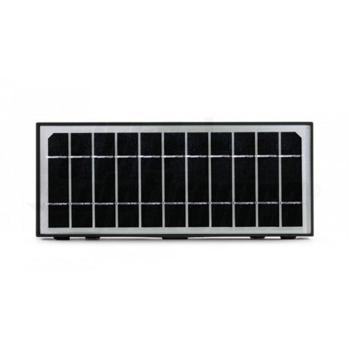 Lampada da parete led solare Alpha Elettronica Bricketto 6W 3000K nero - JO462NWW 03