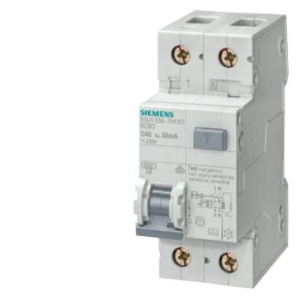 Interruttore magnetotermico Siemens 1P+N 16A - 5SU13537KK16 01