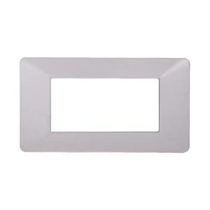 Placca in plastica  4p bianca - ev83401