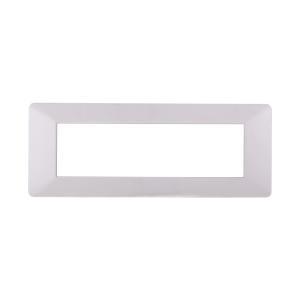 Placca in plastica 7p bianca - ev83701