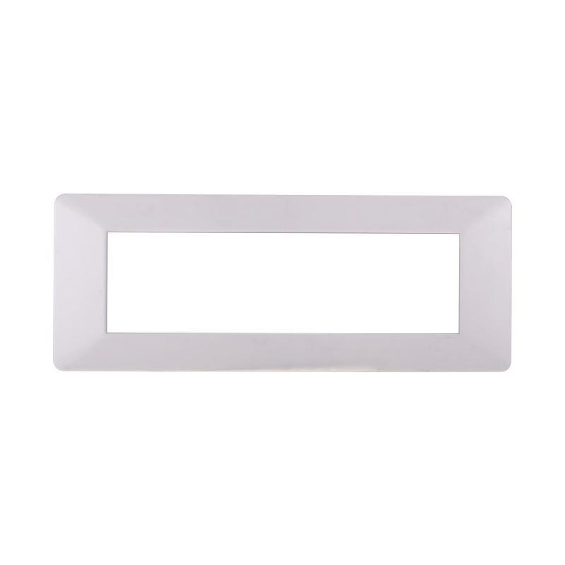 Placca in plastica 7P Bianca - EV83701 01