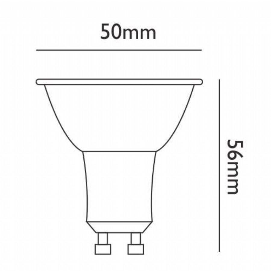 Lampadina led Marino Cristal attacco GU10 7W 3000K - 21717 02