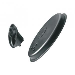 Braccio airy ovale  lb11432 - nero policarbonato