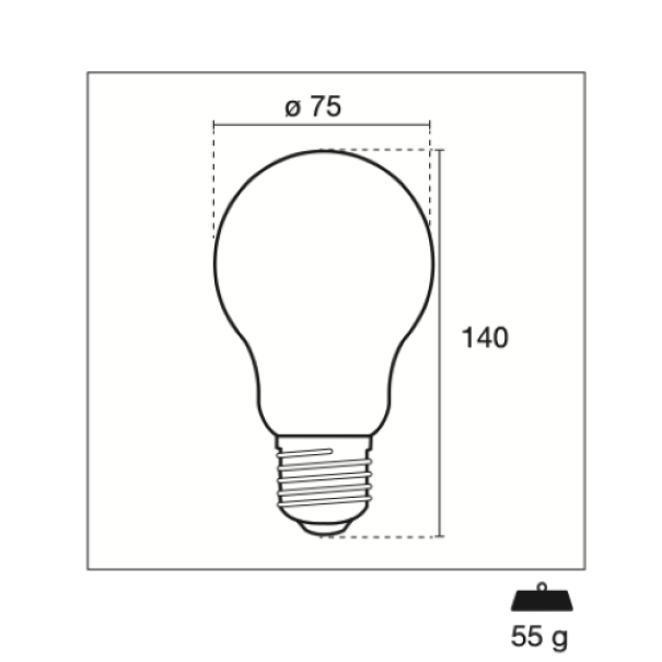 Lampadina led a goccia Century Incanto Saten attacco E27 16W 3000K - INSG3-162730 02