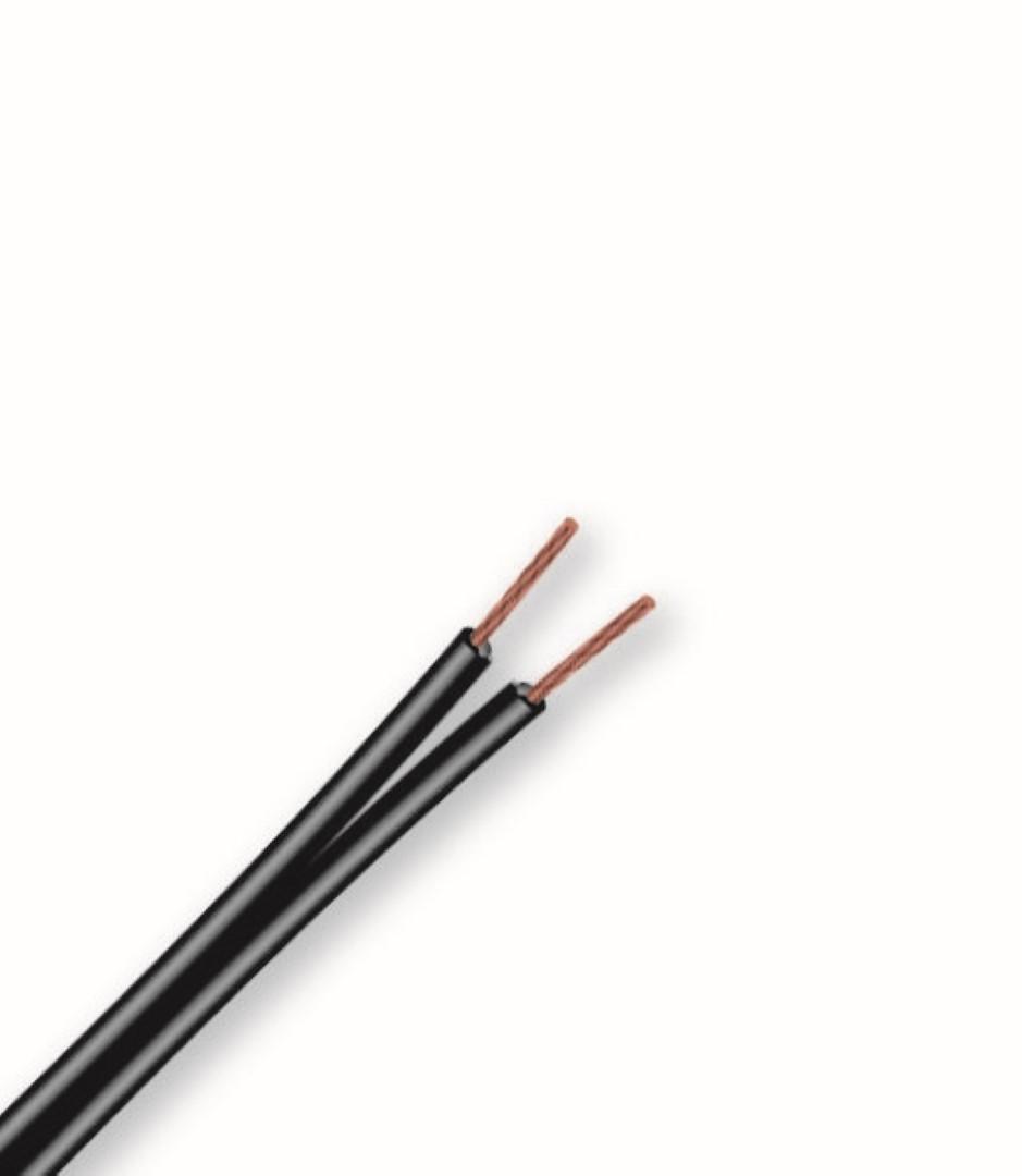 Cavo 03VH-H Electraline 2x0.75mm2 da 10m nero - 10691 01