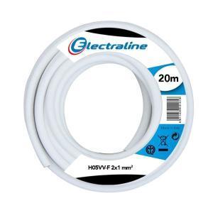 Cavo multipolare h05vv-f  2g1mm2 da 20m bianco - 11425