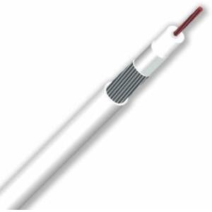 Cavo coassiale  1x6.4mm2 da 25m bianco - 18017