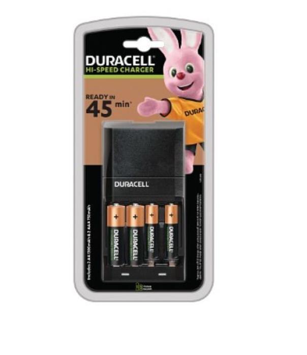 Caricatore ultra veloce Duracell con 2 batteria AA/AAA - CEF27 01