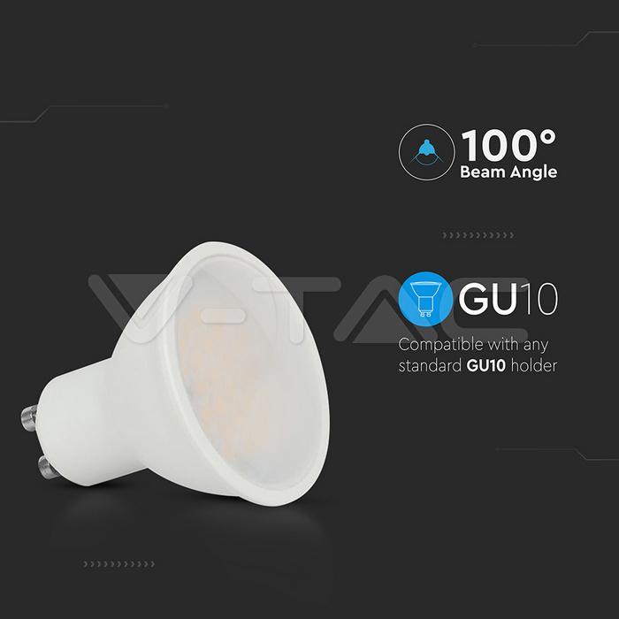 Lampadina led PAR16 V-tac attacco GU10 10W 3000K VT-271 - 218781 03