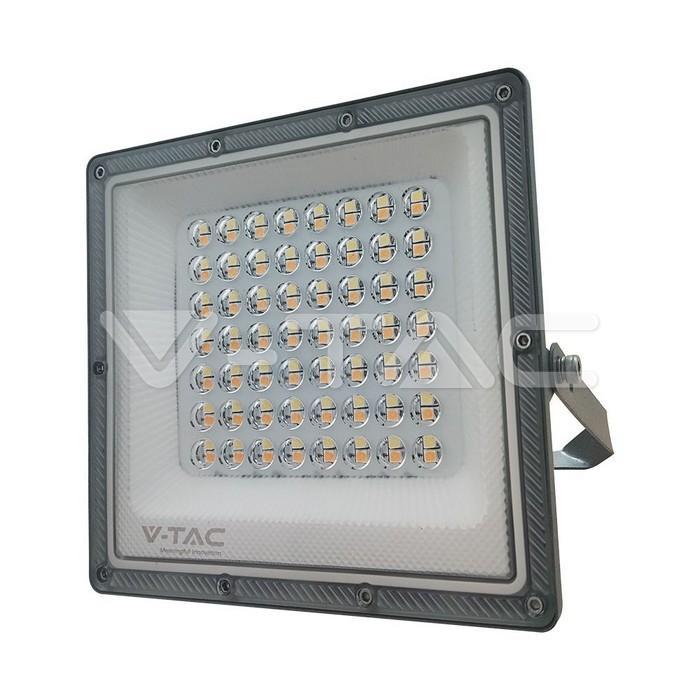 Proiettore led V-tac 50W 3000/4000/6500K grigio VT-44050CCT - 23614 01