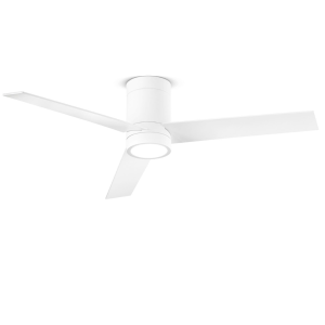 Ventilatore con lampada led  18+40w 3000-4000-6000k bianco - 7185 b ct