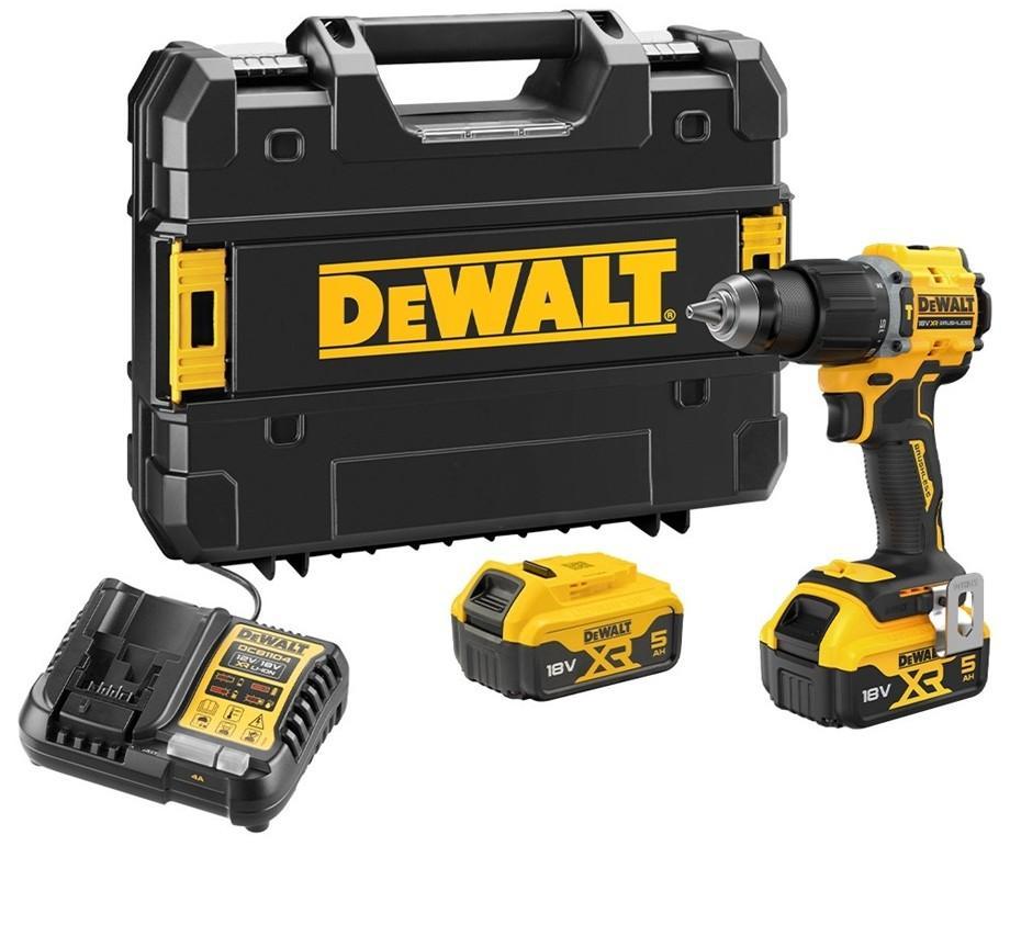 Trapano avvitatore Dewalt con 2 batterie 18V 5Ah - DCD799P2T-QW 01