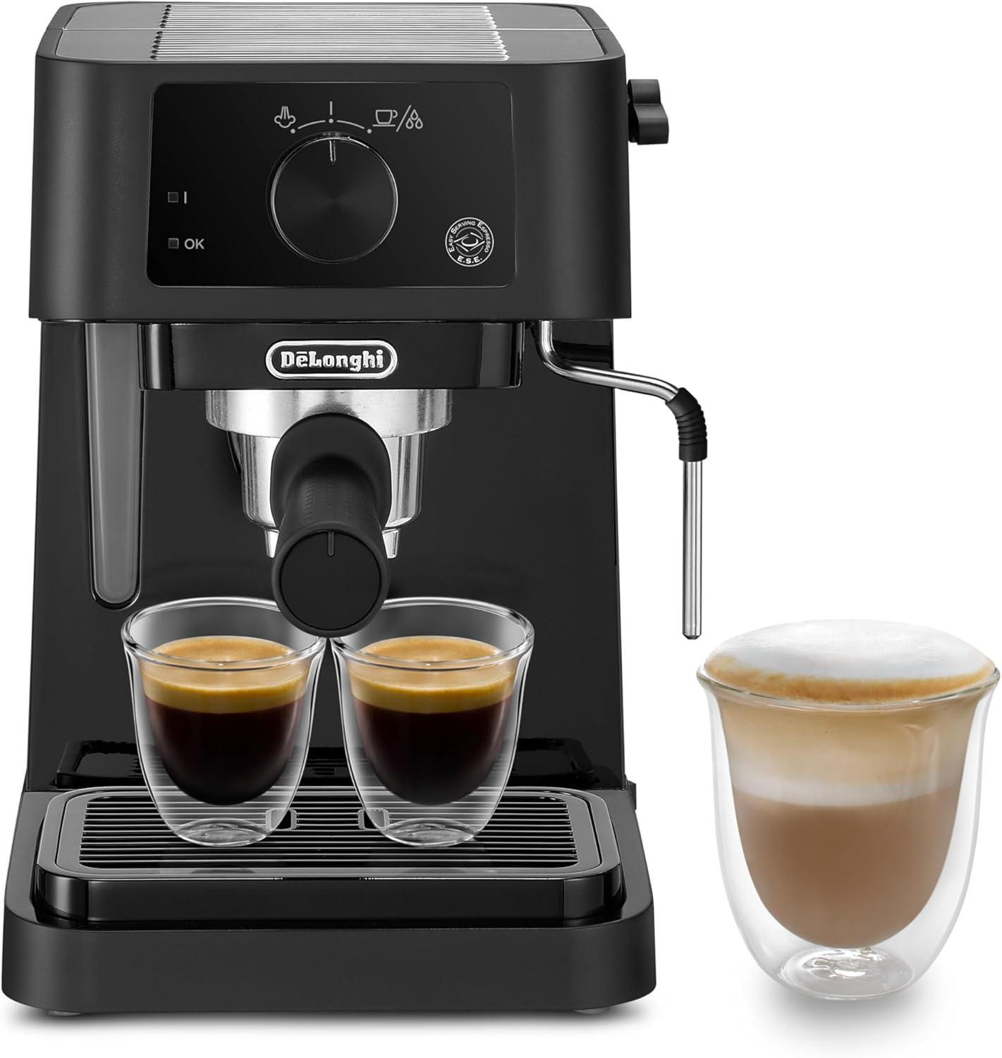 Macchina da caffu00e8 manuale De Longhi Stilosa 1100W nero - EC235BK 01