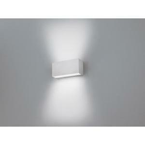 Applique led biemissione 2x15w luce calda 3000k colore grigio ba20/2a/3k/g