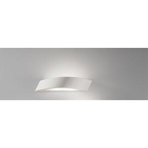 Lampada da parete  sbieco attacco e27 max 60w da 48cm bianco tinteggiabile - 607