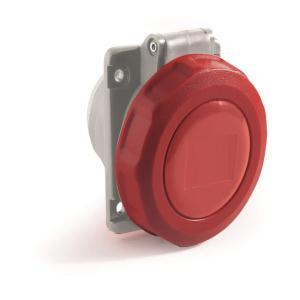 Presa industriale da incasso  4p 32a 400v rosso - 1001366