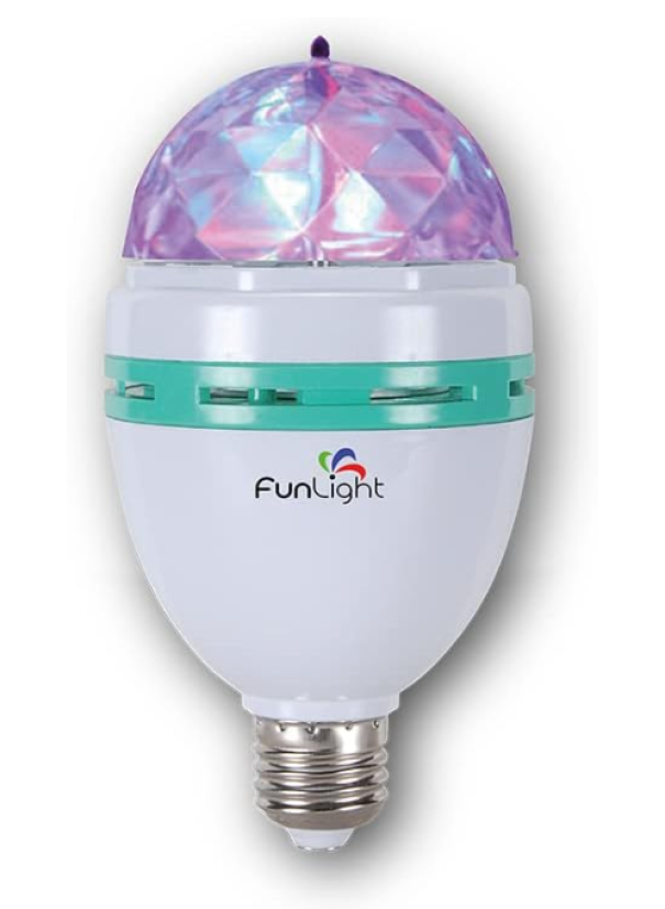 Lampadina led RGB girevole Euro Marketing 90 Fun Light E27 3W - IGZ48 01