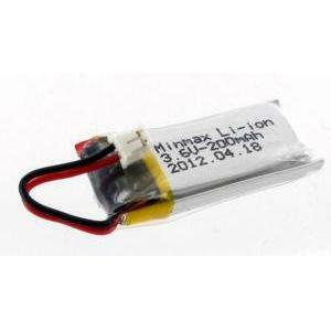 Batteria  litio 3,6v 200mah mtu01x