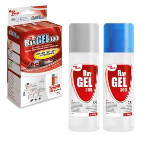 Gel siliconico bicomponente raytech trasparente 2pz - raygel300-t