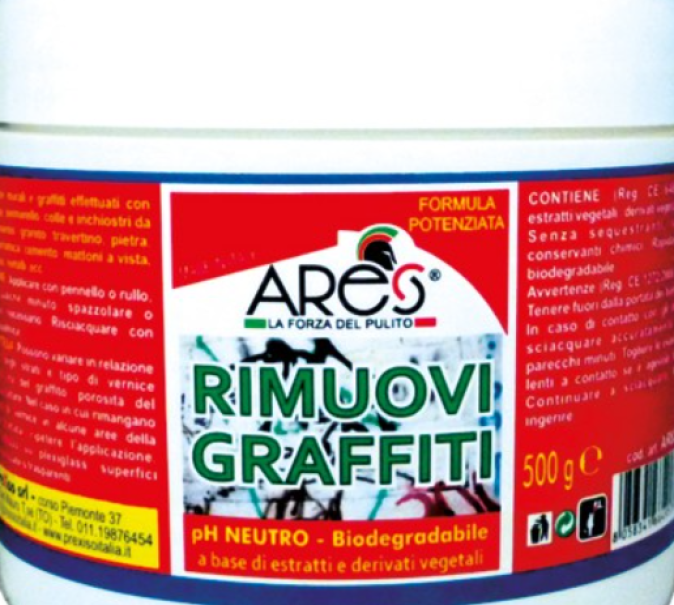 Detergente rimuovi graffiti Ares in gel 500gr - AR830 01