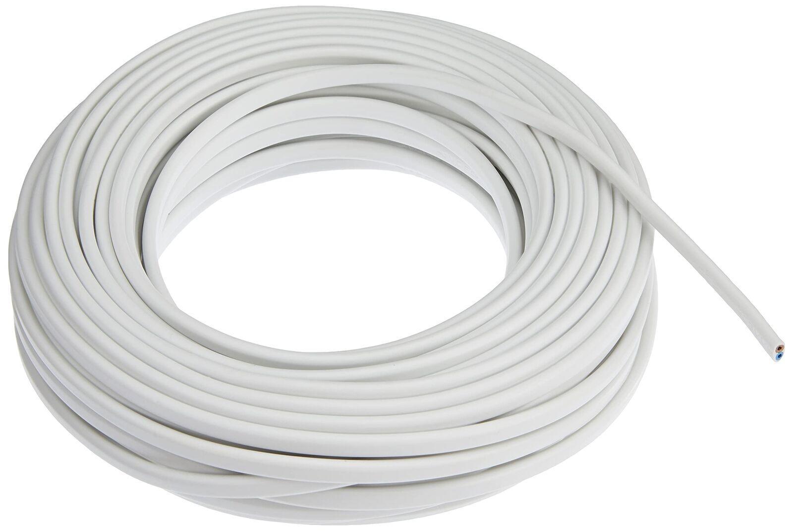 Cavo Electraline H03VVH2-F 2X0,75 colore bianco - 10900 01