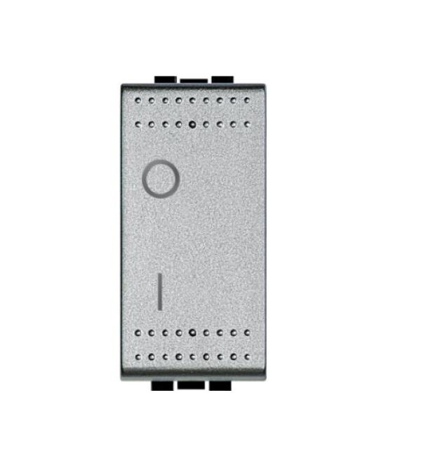 bticino bticino light tech interruttore 2 poli 16a grigio nt4002n - foto 1