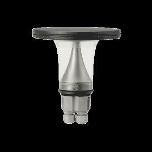 Corpo lampada cantharellus  led luce calda 3000k 10w diametro 150mm ip65 grafite 5521gr3k