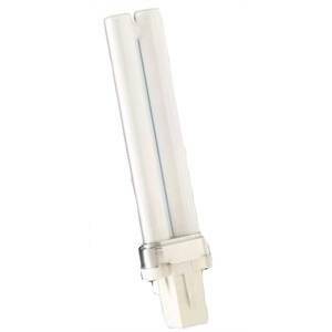 Lampada fluorescente compatta 2pin g23 9w luce naturale pl984