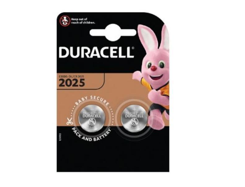 Batterie a bottone Duracell 3V 2 pezzi - DL2025/B2 01