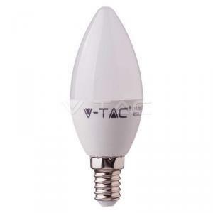 Lampadina candela led 4,5w chip samsung attacco piccolo e14 luce freddissima  vt-255 260