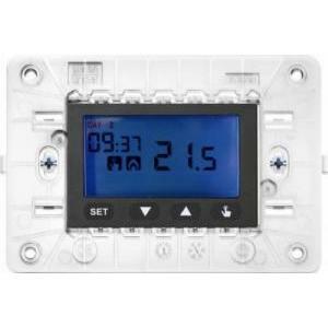 Nea cronotermostato elettronico digitale lcd 3 moduli antracite 10633