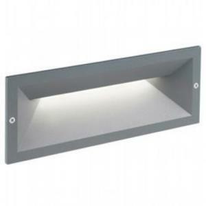 Incasso led a parete rettangolare segnapasso da esterno ip65 luce naturale 4000k 99152/16