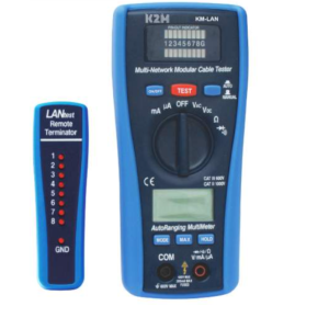 Multimetro e lan tester  200ma 600v blu - 50100930