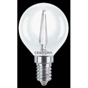 Lampadina led incanto sfera 2w attacco piccolo e14 luce caldissima 2700k inh1g-021427bl2