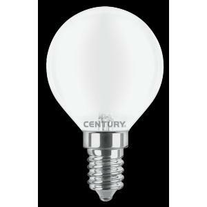 Lampadina led incanto saten mini globo sfera 4w  attacco piccolo e14 luce fredda insh1g-041460bl2