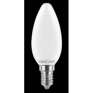 Lampadina led incanto saten candela 4w attacco piccolo e14 luce fredda 6000k  insm1-041460bl2