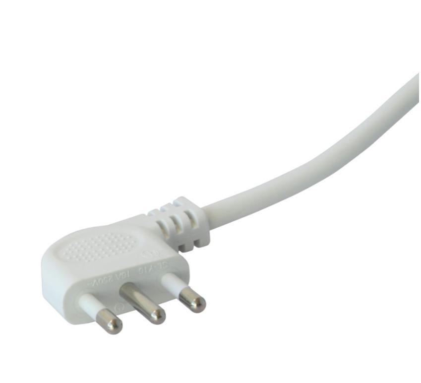 Multipresa 6 posti IC Intracom Techly 16A 2P+T lunghezza 1.5m bianco - 103113 06