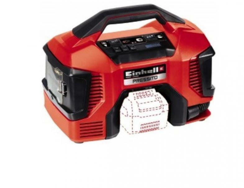 einhell einhell italia compressore ibrido corrente/batteria te-ac 18/11 li ac 4020460 - foto 1