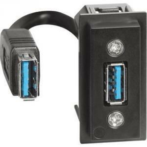 Living now presa connettore usb tipo a preconesso 1 modulo k4285p