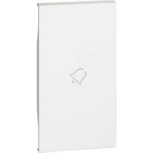 Living now cover illuminabile campanello 2 moduli colore bianco kw01m2d