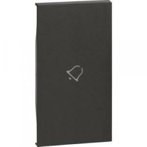 Living now cover illuminabile campanello 2 moduli colore nero kg01m2d