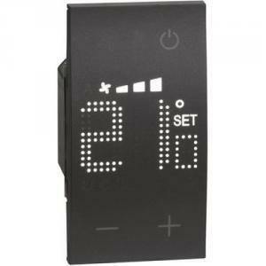 Living now termostato con display retroilluminato colore nero kg4691