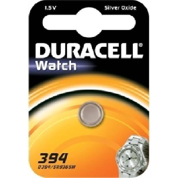 duracell duracell watch pila bottone argento 1,5v per orologi d394 - foto 1