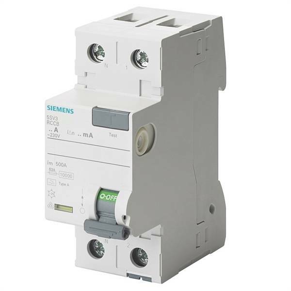 siemens siemens interruttore differenziale 1polo + n poli 50hz 40a 5sv53140 - foto 1