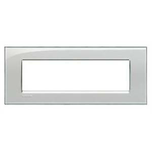 Livinglight placca 7 moduli colore grigio ghiaccio lna4807kg