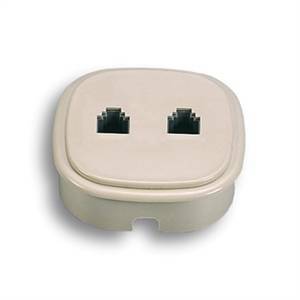 Presa telefonica da parete/incasso 2 plug 6/4c 22380